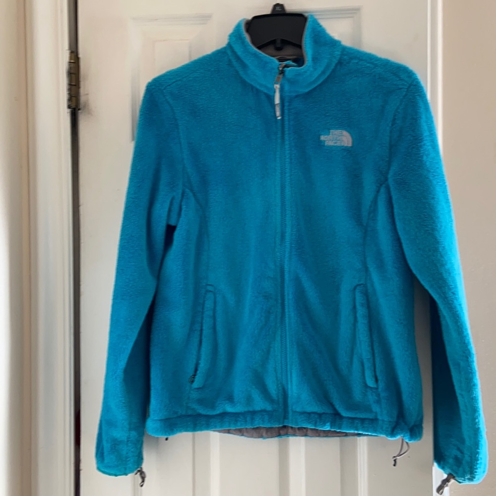 North face fuzzy super soft jacket